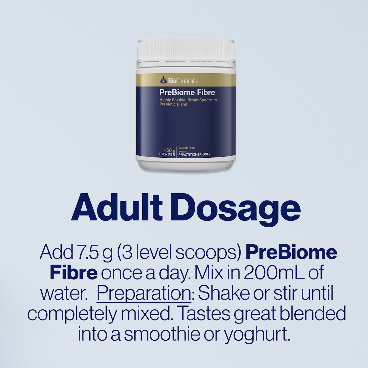 BioCeuticals PreBiome Fibre 150g