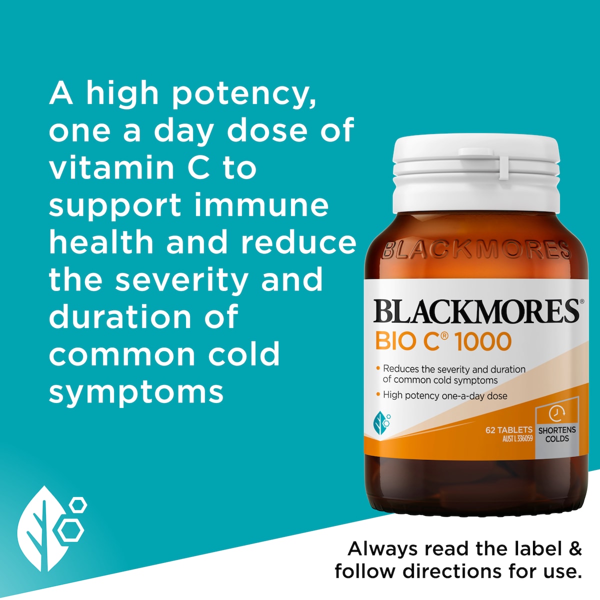 Blackmores Bio C 1000mg Vitamin C 62 Tablets