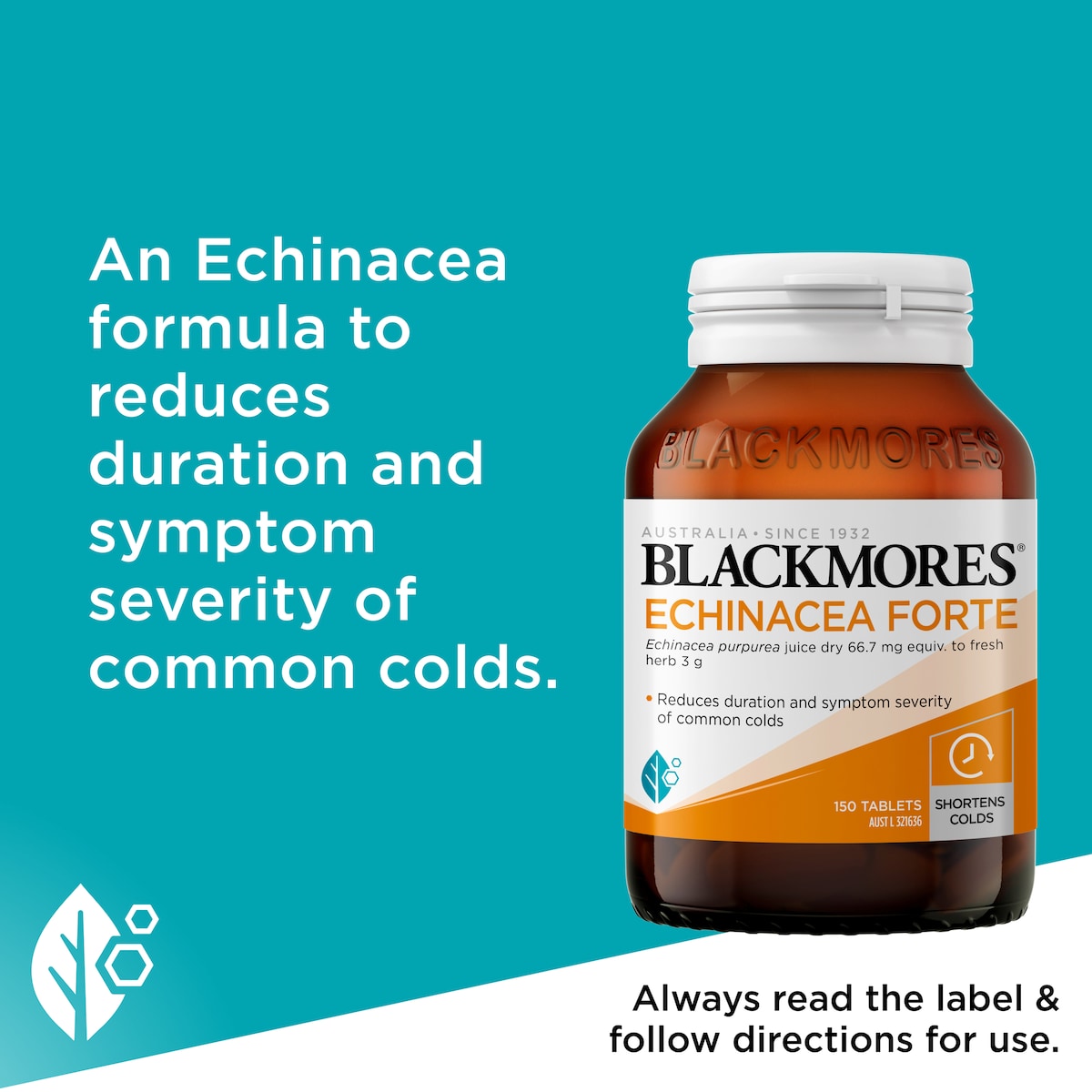 Blackmores Echinacea Forte 3000mg 150 Tablets