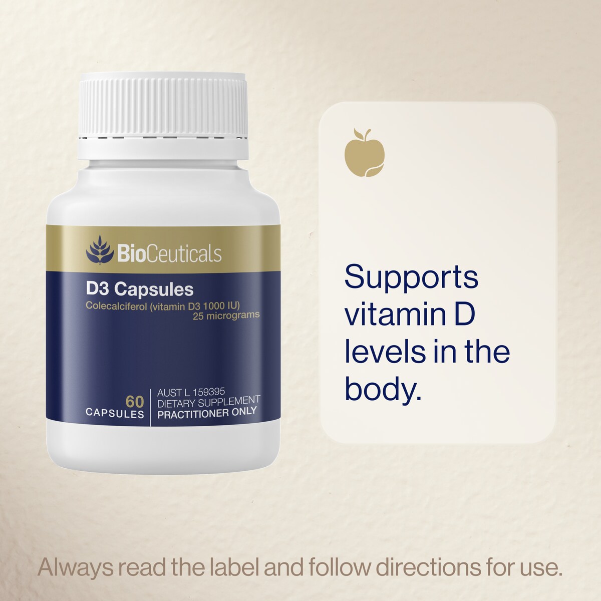 BioCeuticals D3 Capsules 60 Soft Capsules