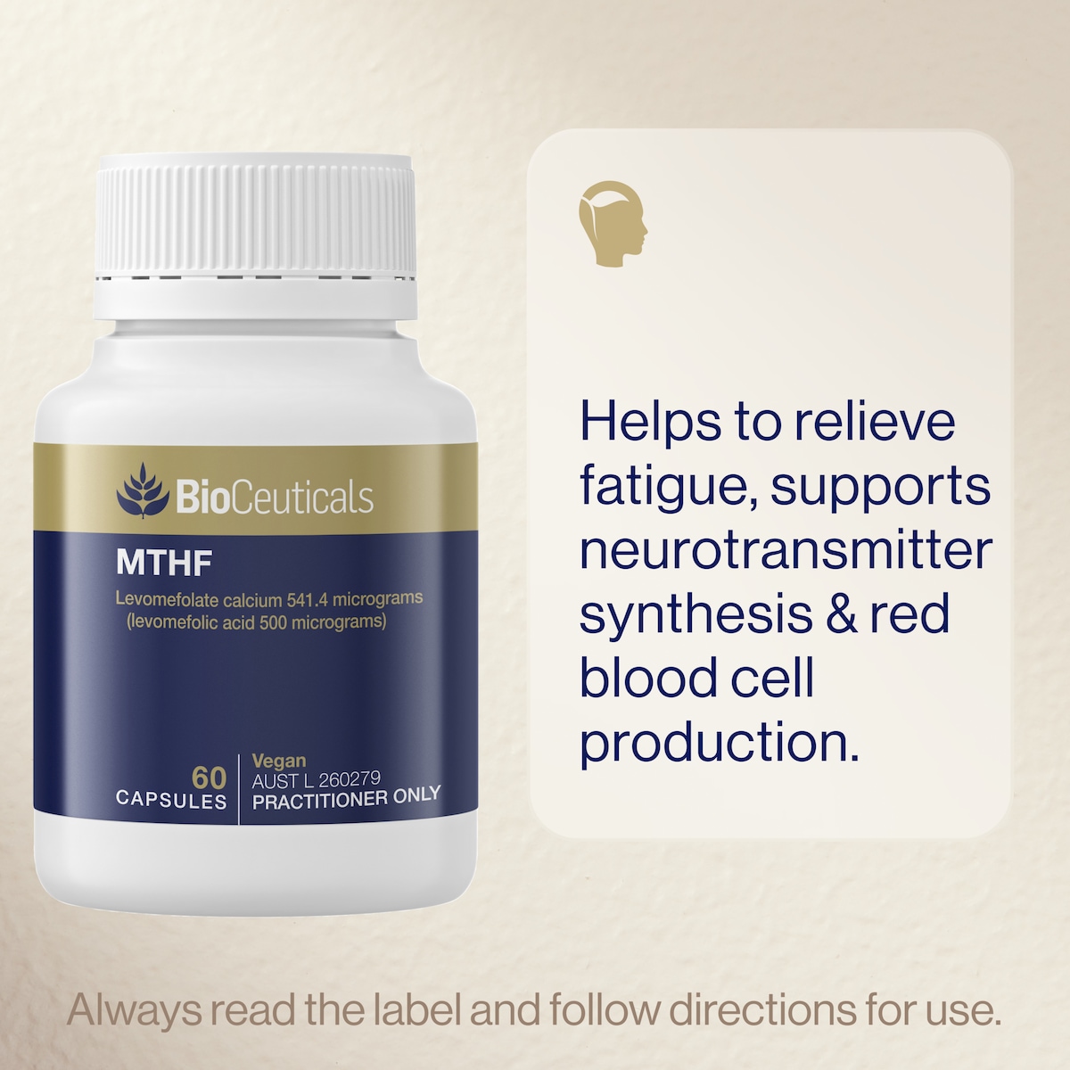 BioCeuticals MTHF 60 Capsules