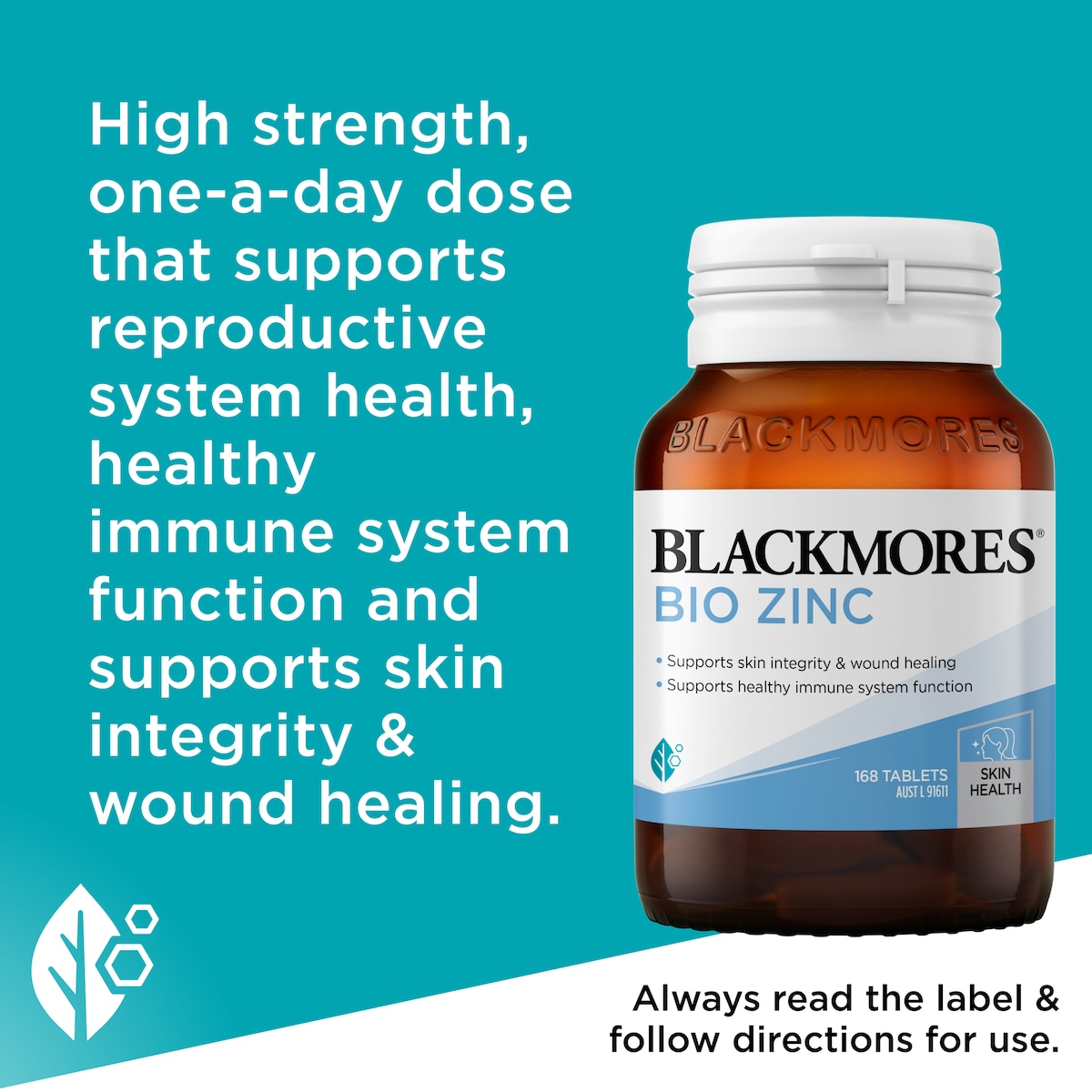 Blackmores Bio Zinc 168 Tablets