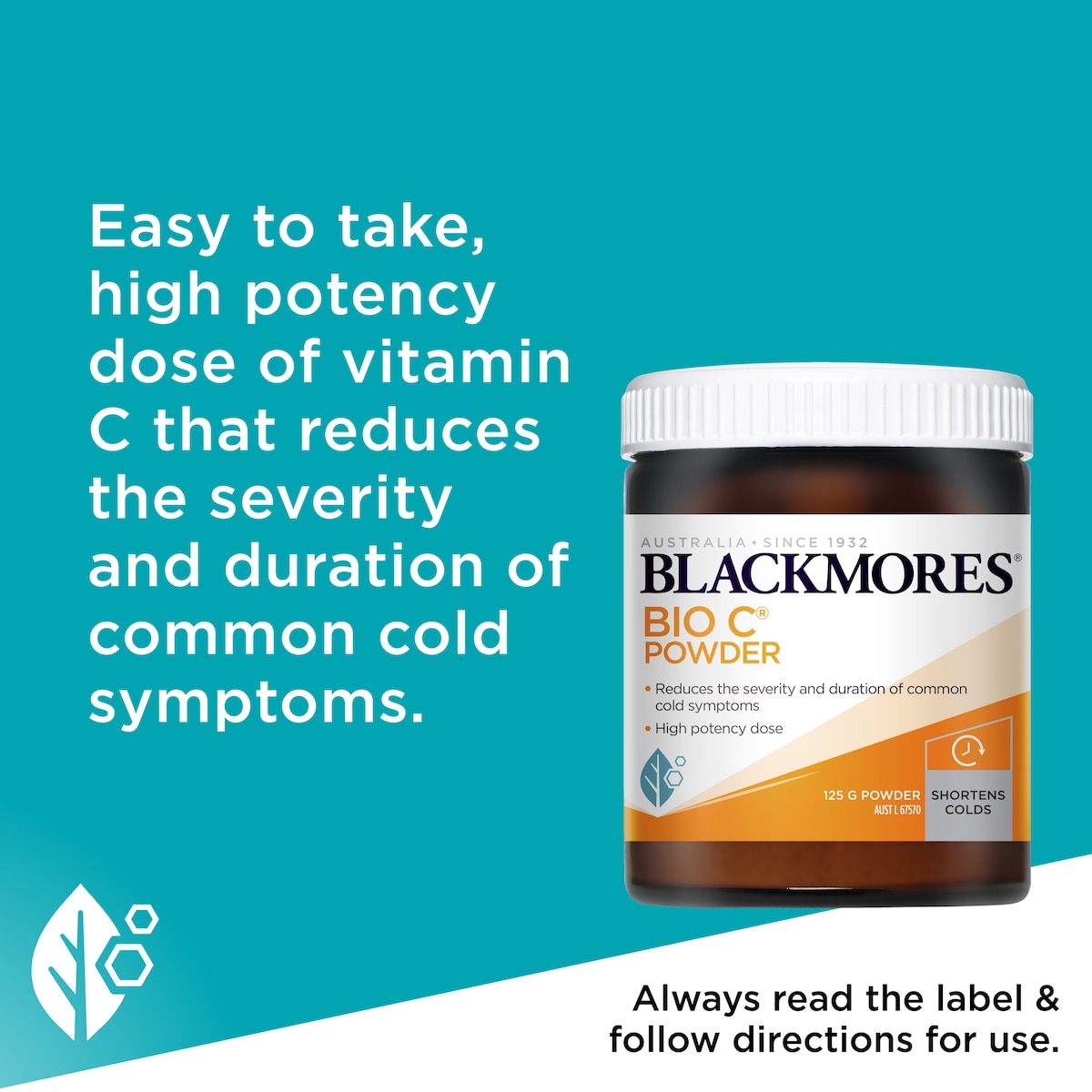 Blackmores Bio C Powder Vitamin C 125g