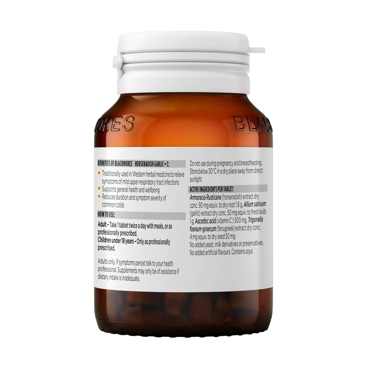 Blackmores Horseradish Garlic + C 50 Tablets