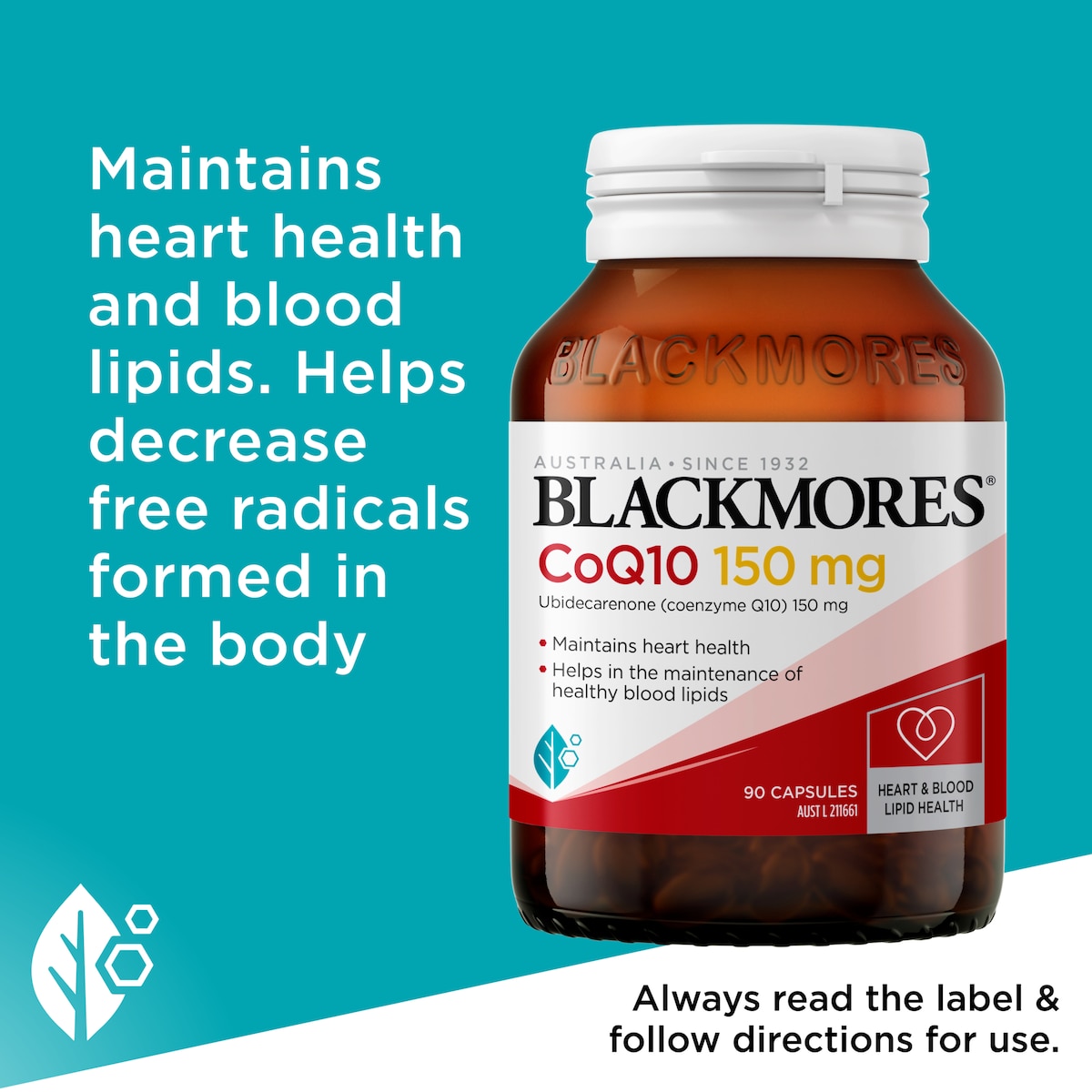 Blackmores CoQ10 150mg 90 Capsules