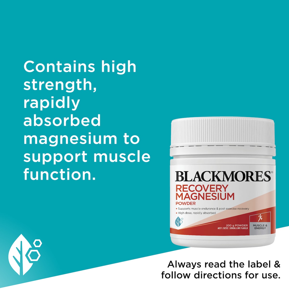 Blackmores Recovery Magnesium Powder 200g