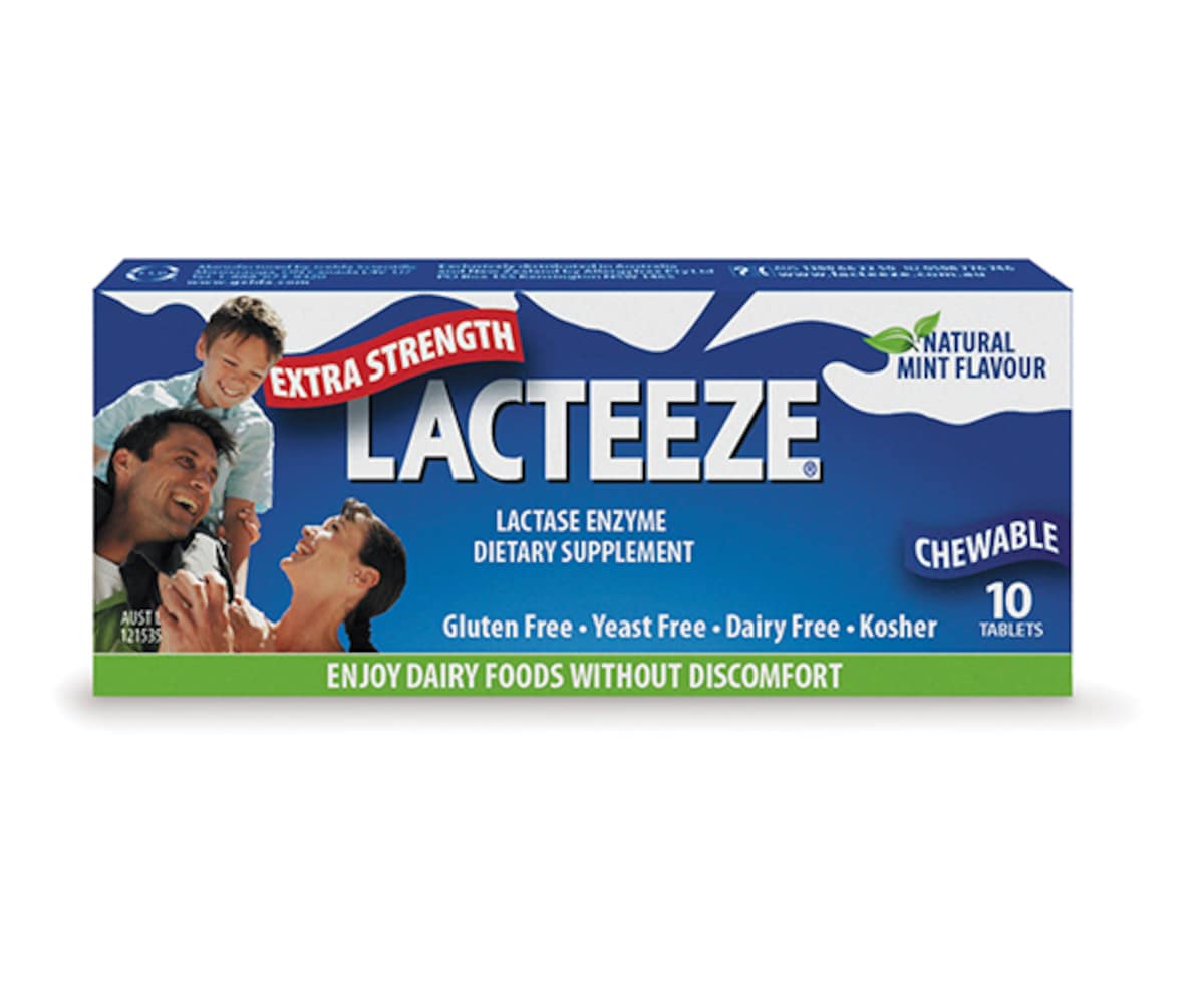 Lacteeze Mint Flavour 10 Chewable Tablets