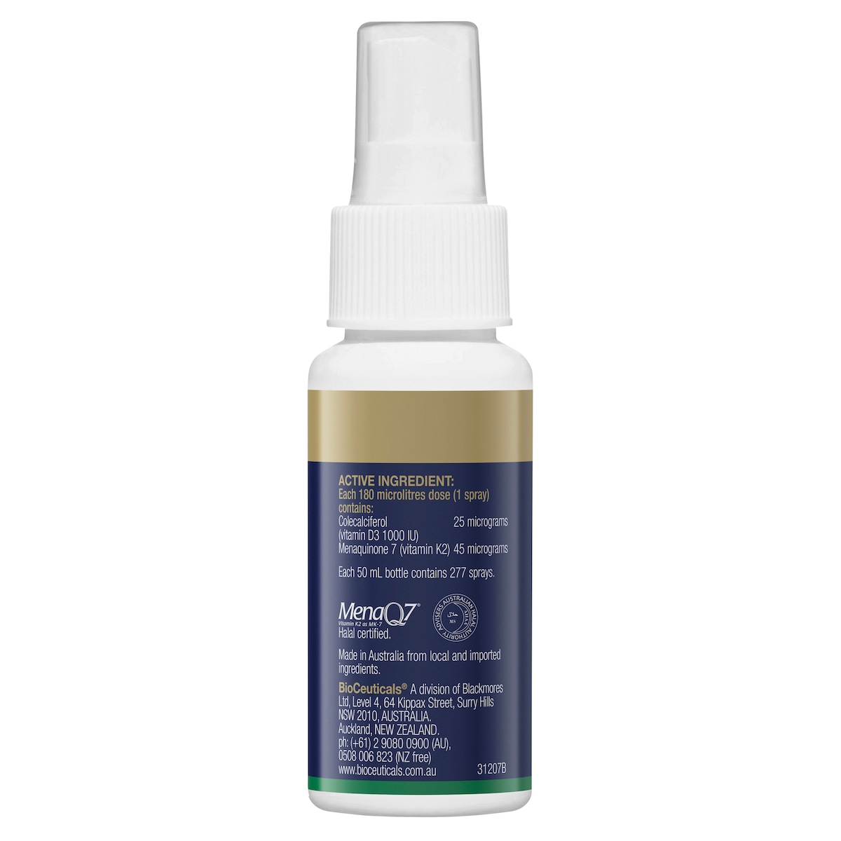 BioCeuticals D3 + K2 Spray 50ml