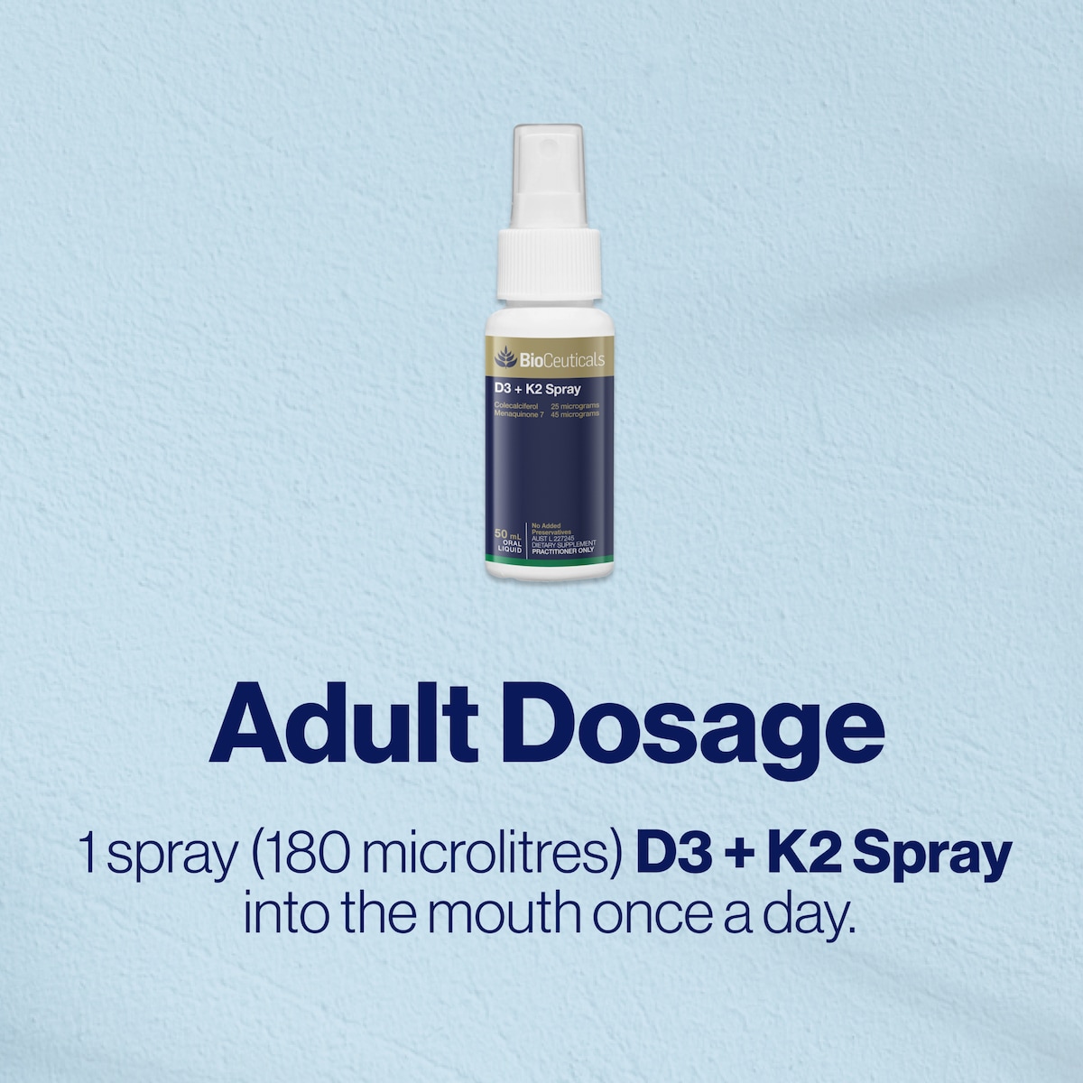 BioCeuticals D3 + K2 Spray 50ml