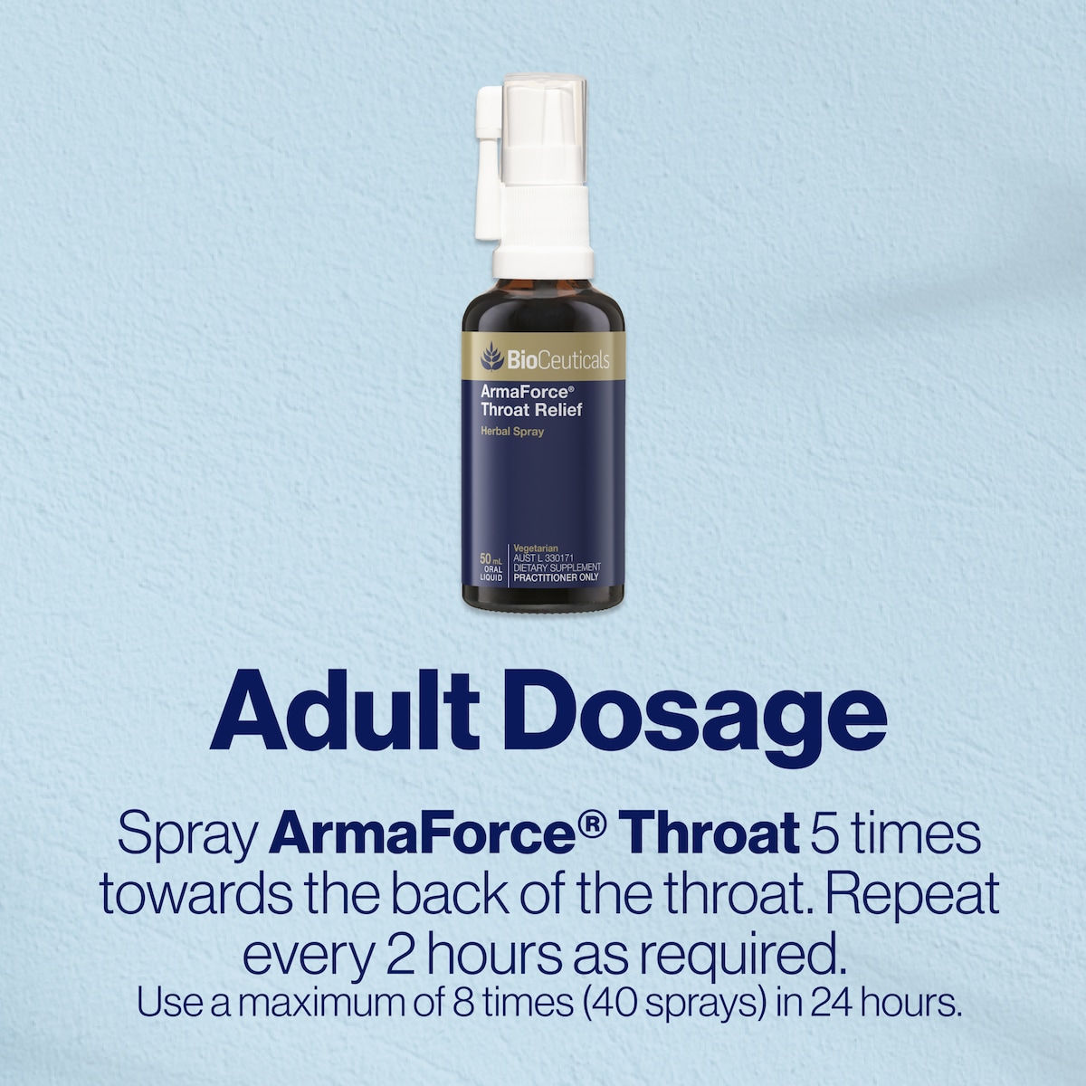 BioCeuticals ArmaForce Throat Spray 50ml