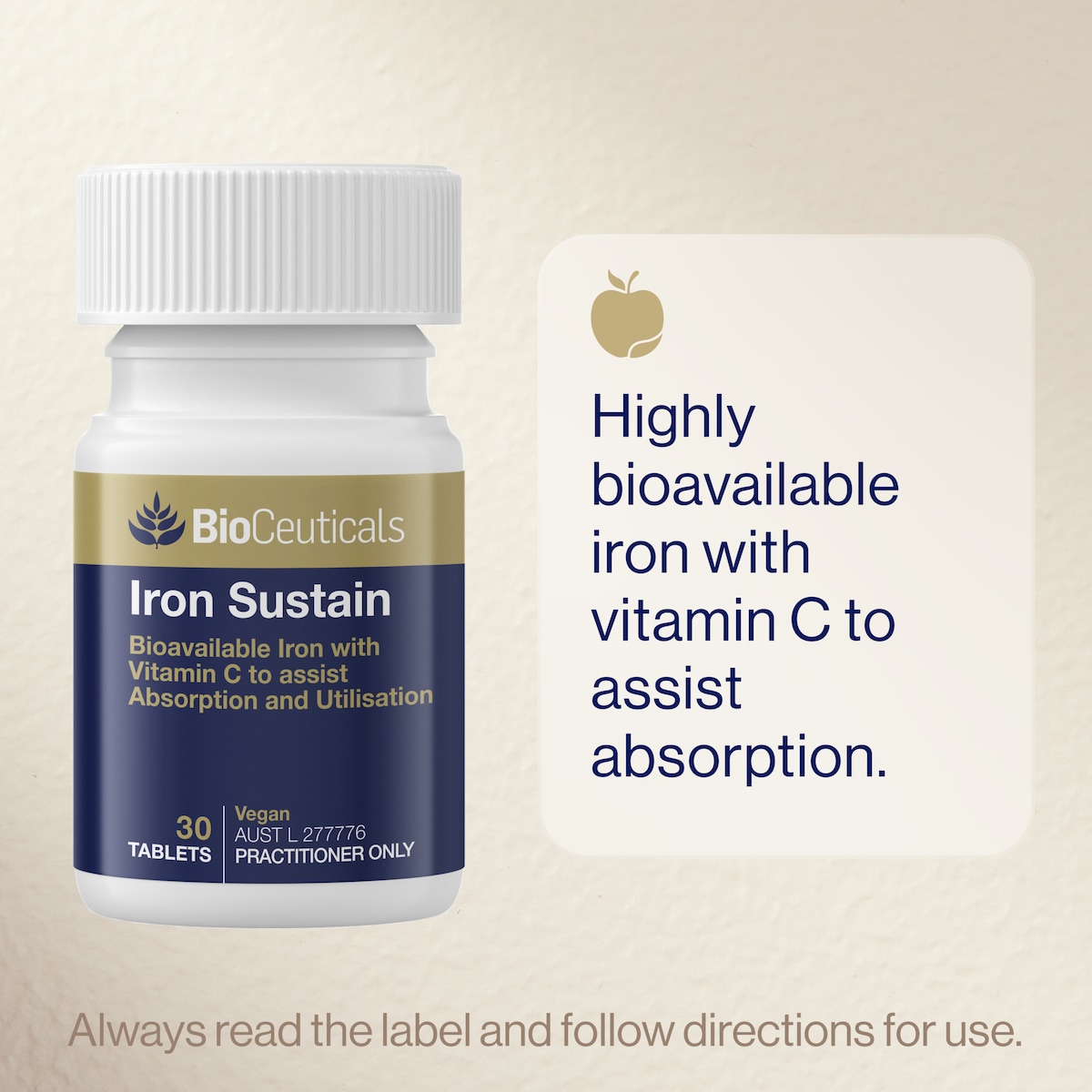 BioCeuticals Iron Sustain 30 Tablets