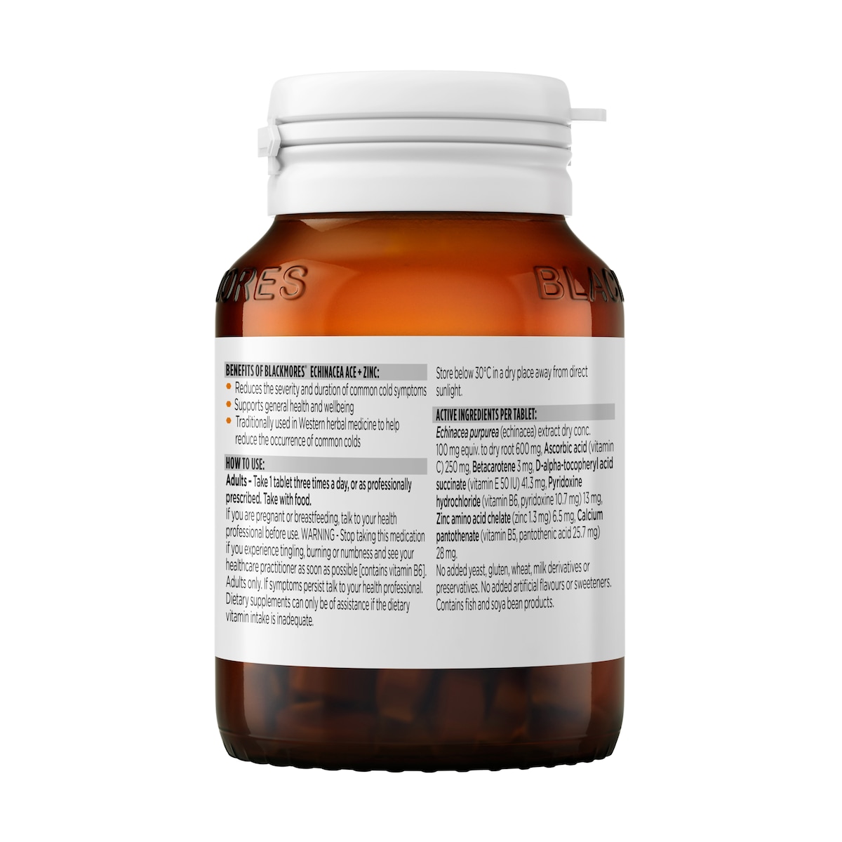 Blackmores Echinacea ACE + Zinc 60 Tablets