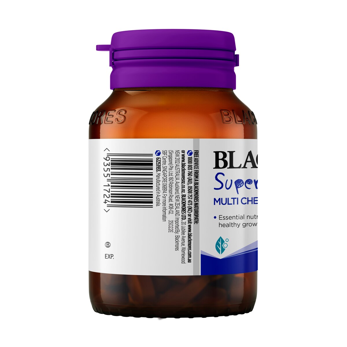 Blackmores Superkids Multi Chewables 60 Tablets