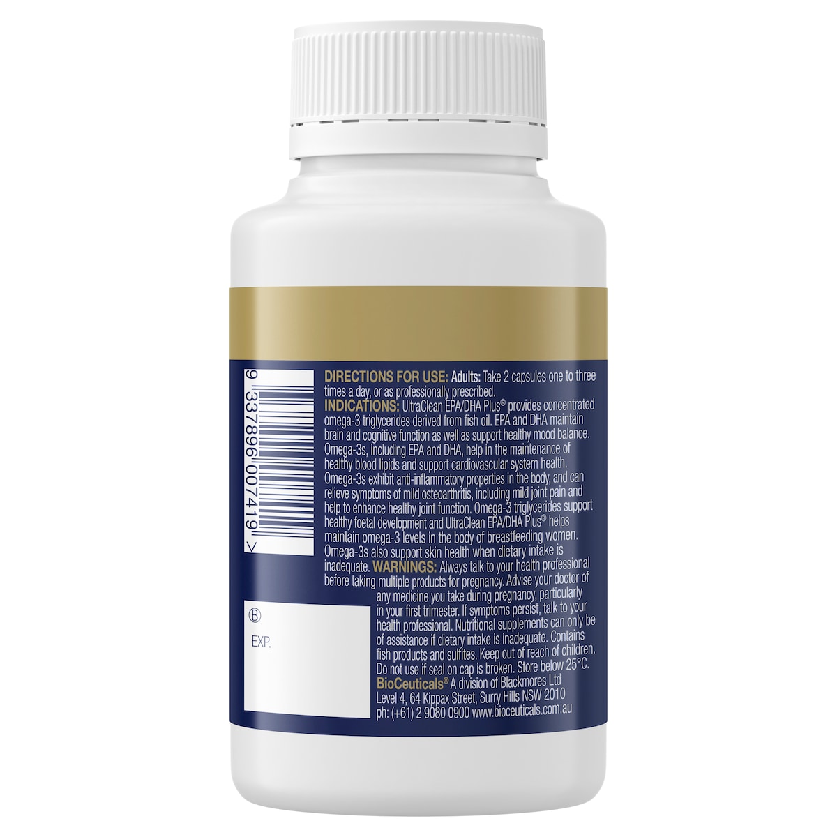 BioCeuticals UltraClean EPA/DHA Plus 60 Capsules