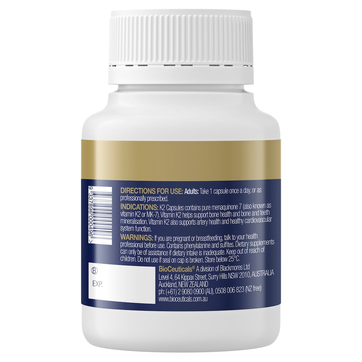 BioCeuticals K2 Capsules 60 Softgel Capsules