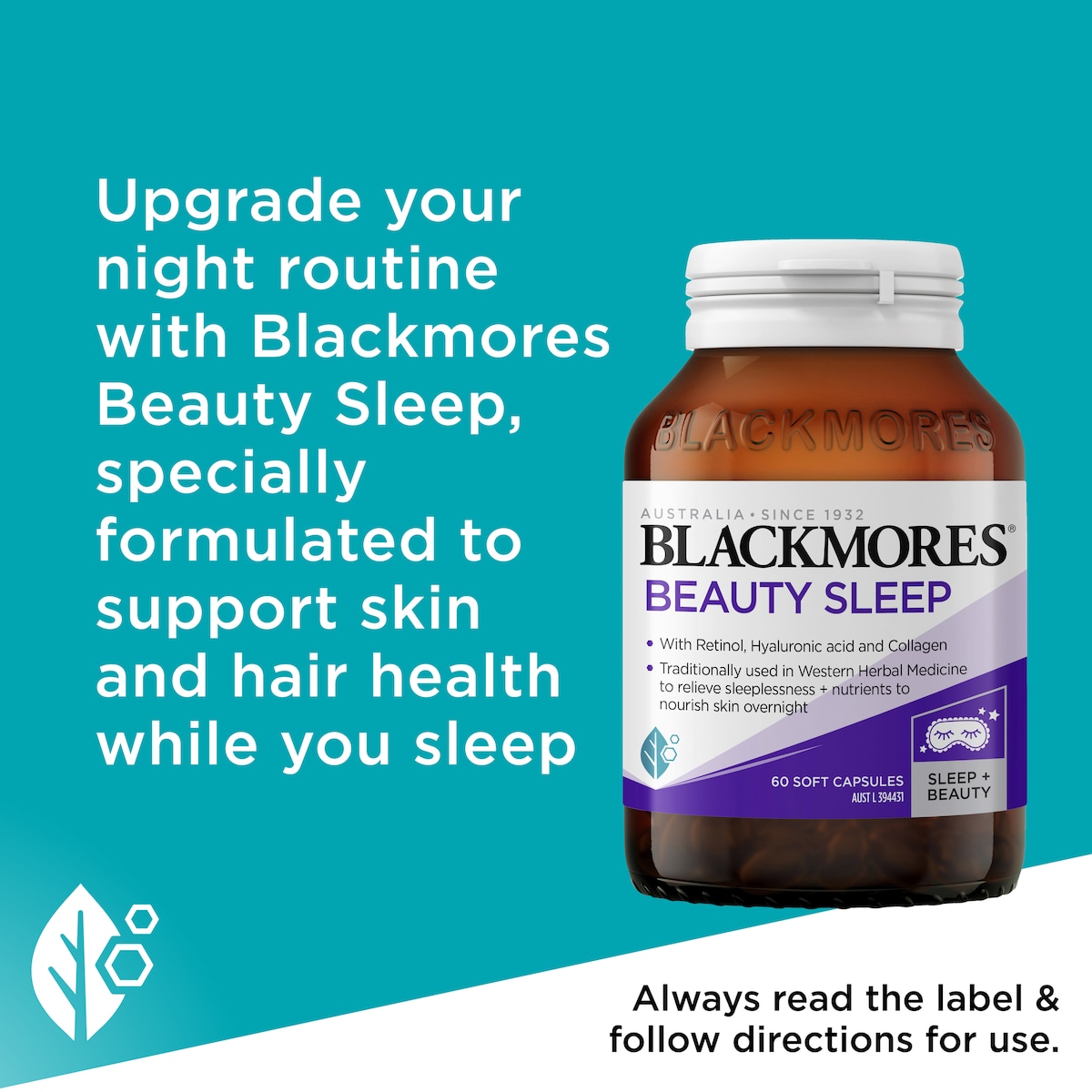 Blackmores Beauty Sleep 60 Capsules