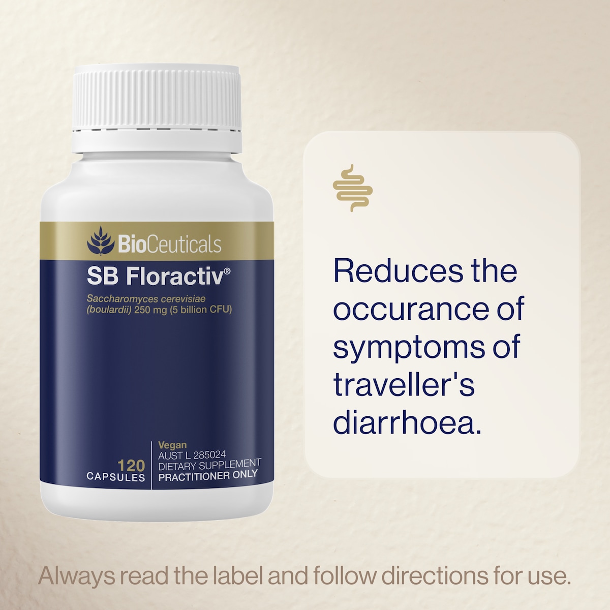 BioCeuticals SB Floractiv 120 Capsules