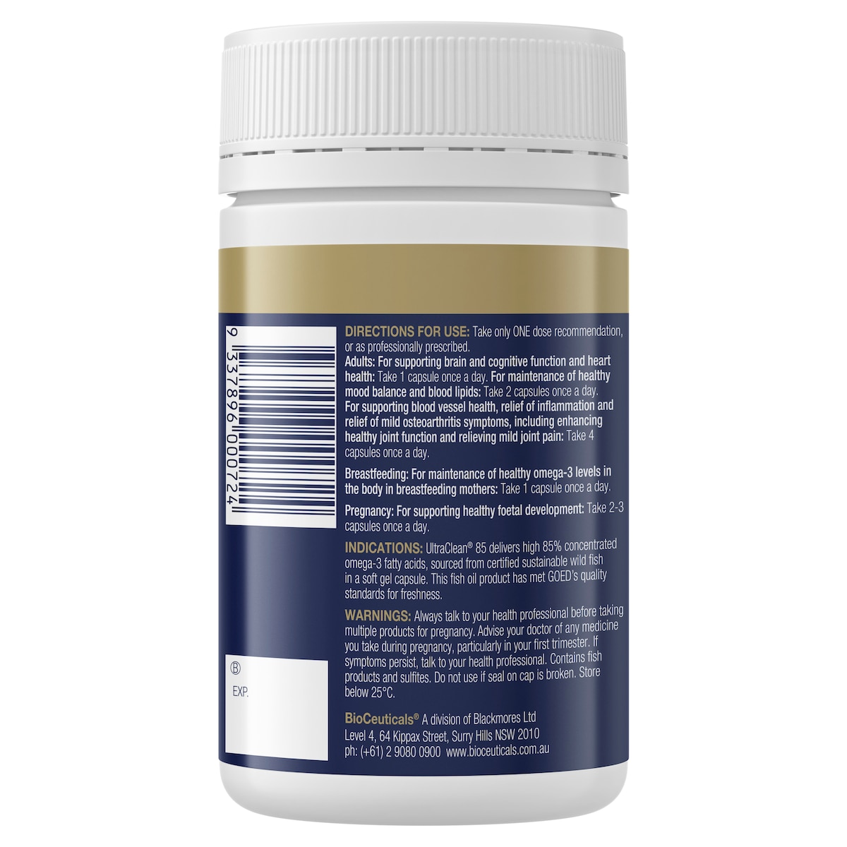 BioCeuticals UltraClean 85 120 Capsules