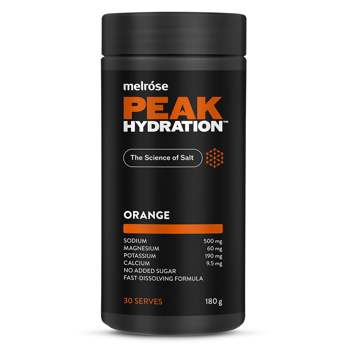 Melrose Peak Hydration Powder Orange 180g