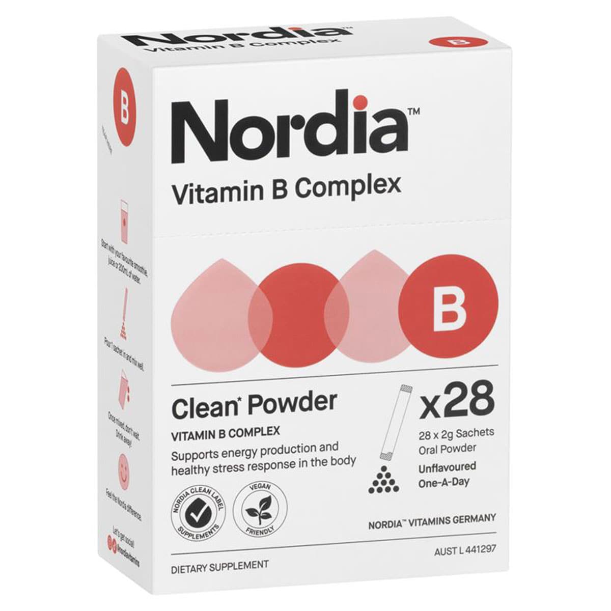 Nordia Vitamin B Complex Powder 28 Sachets