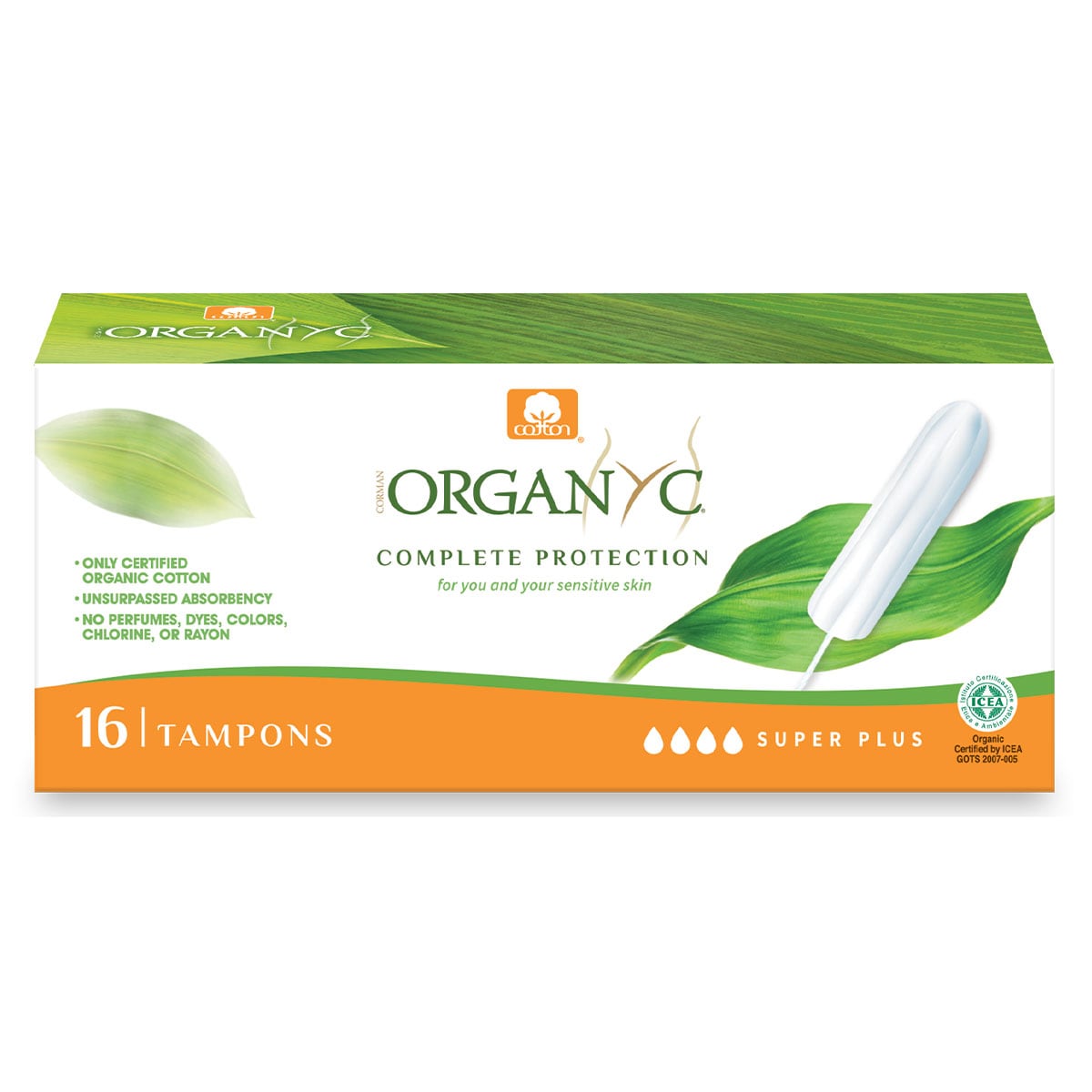 Organyc Tampons - Super Plus 16 Pack