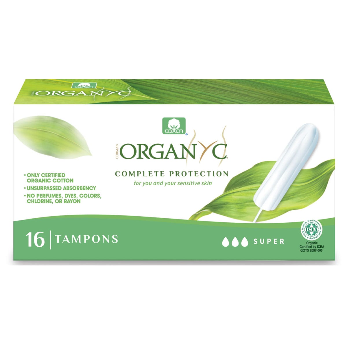 Organyc Tampons - Super 16 Pack