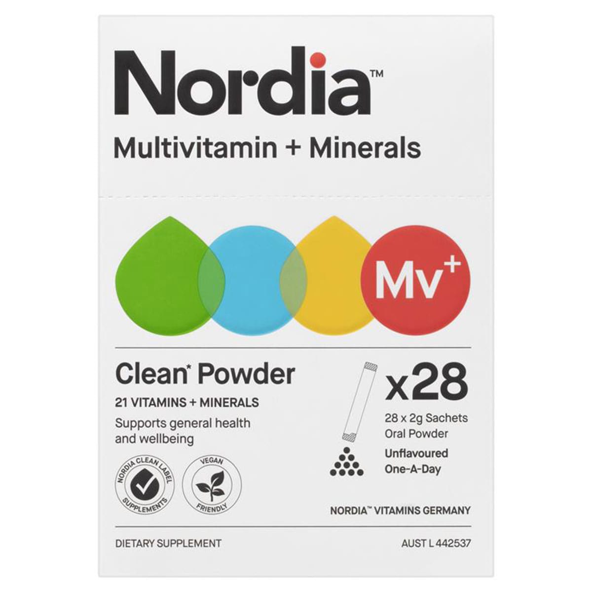 Nordia Multivitamin + Minerals Powder 28 Sachets