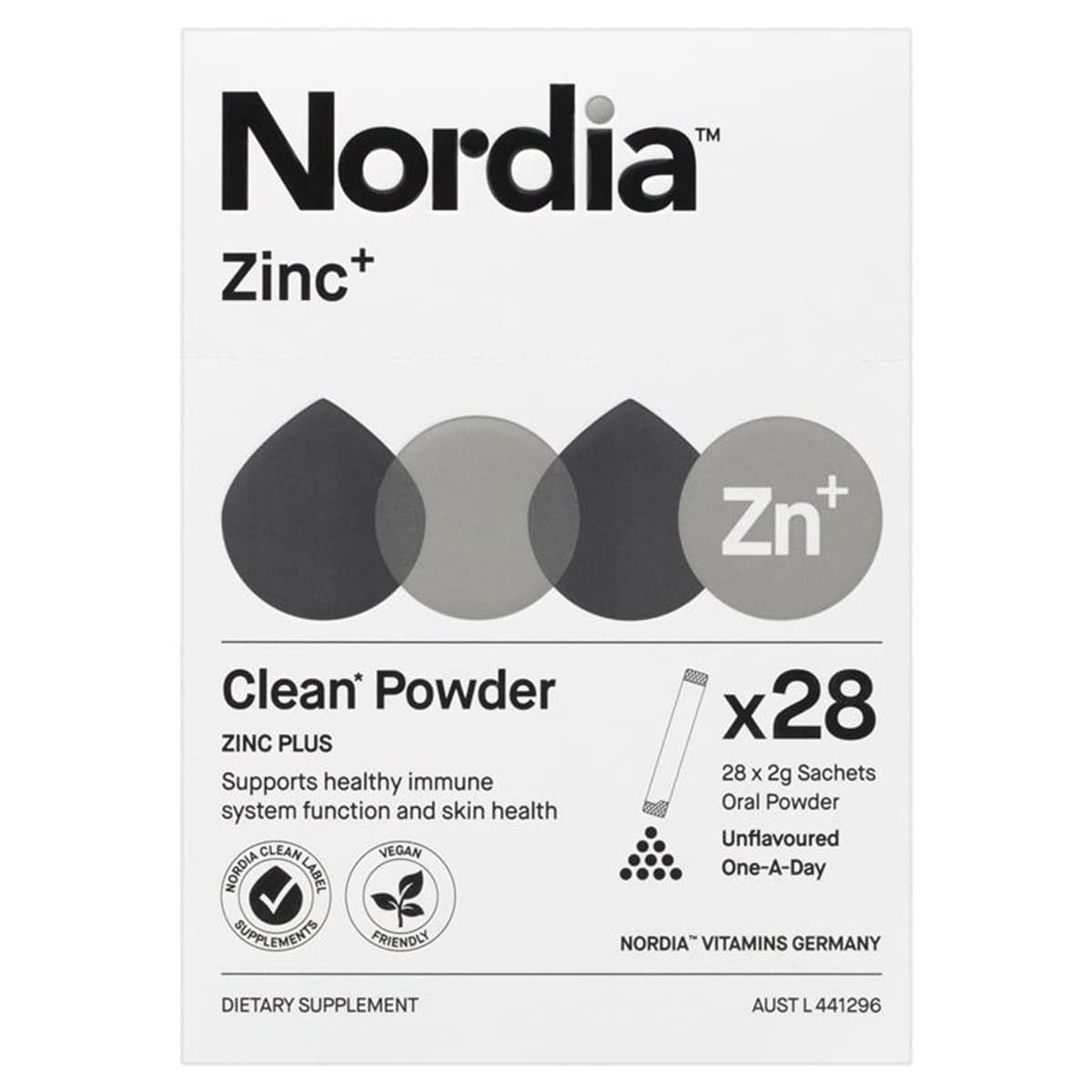 Nordia Zinc+ Powder 28 Sachets