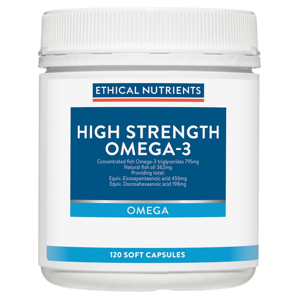 Ethical Nutrients High Strength Omega-3 120 Capsules