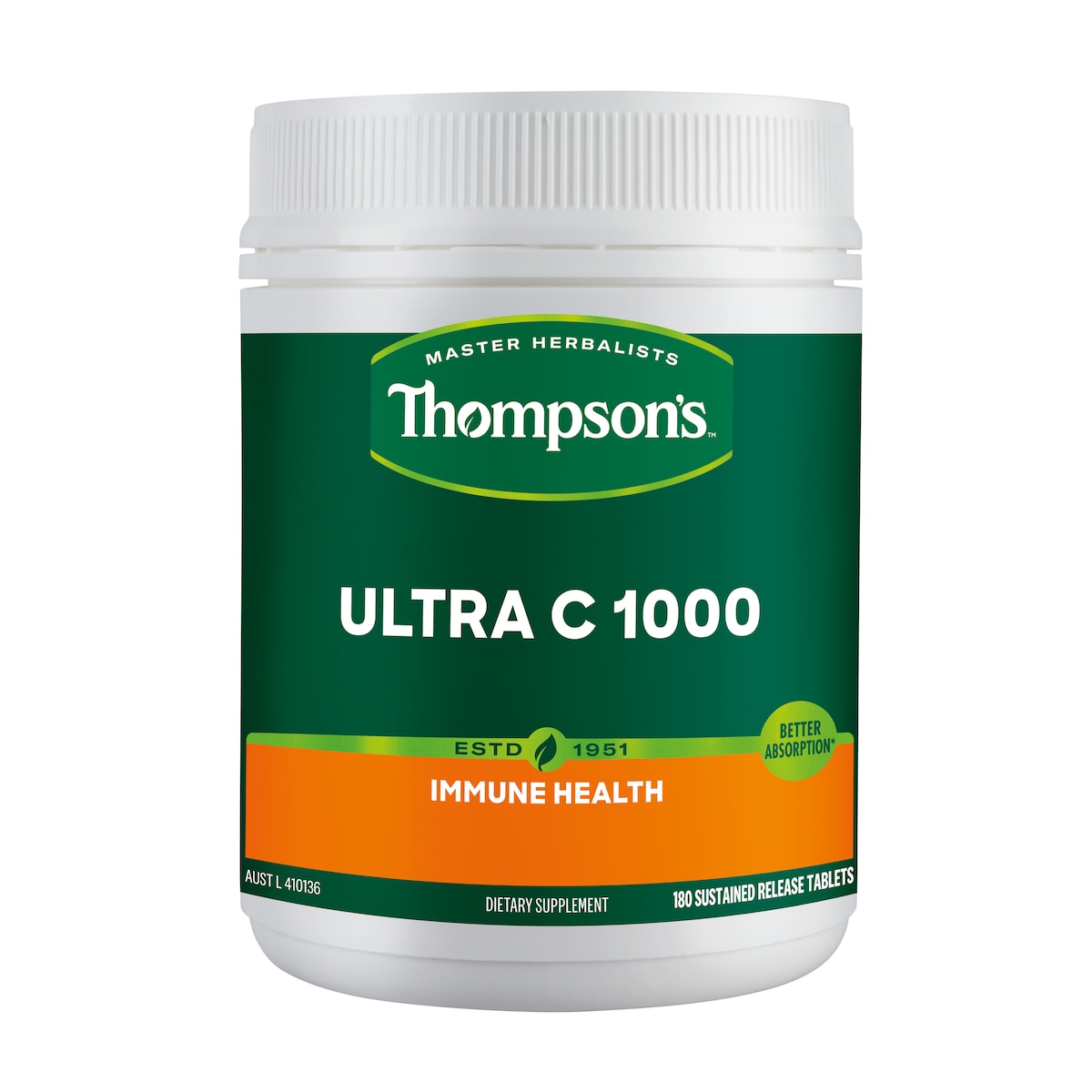 Thompsons Ultra C 1000mg 180 Tablets