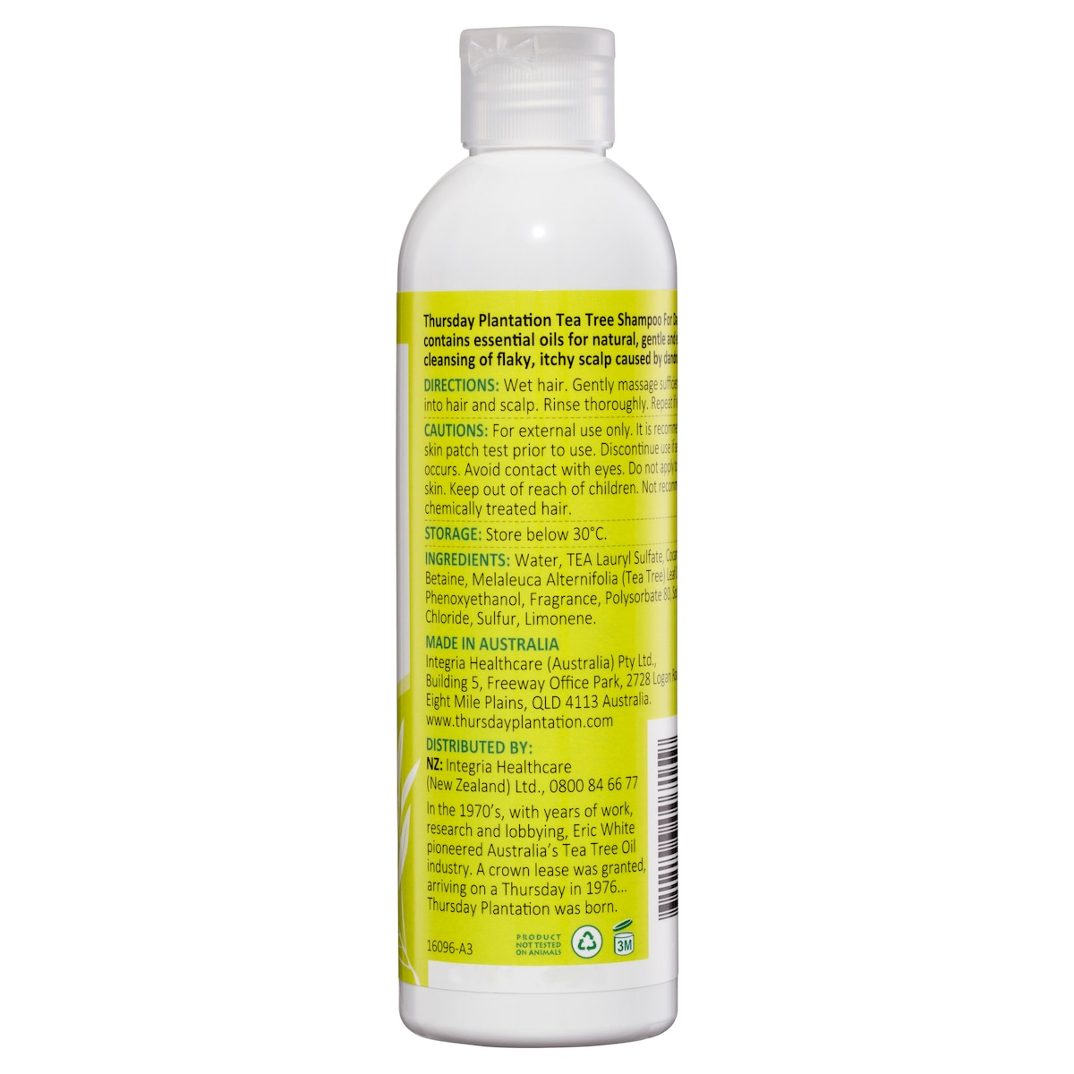 Thursday Plantation Tea Tree Shampoo for Dandruff 250ml