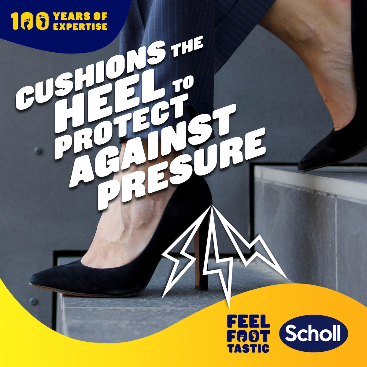 Scholl Party Feet Invisible Gel Heel Shields 1 Pair