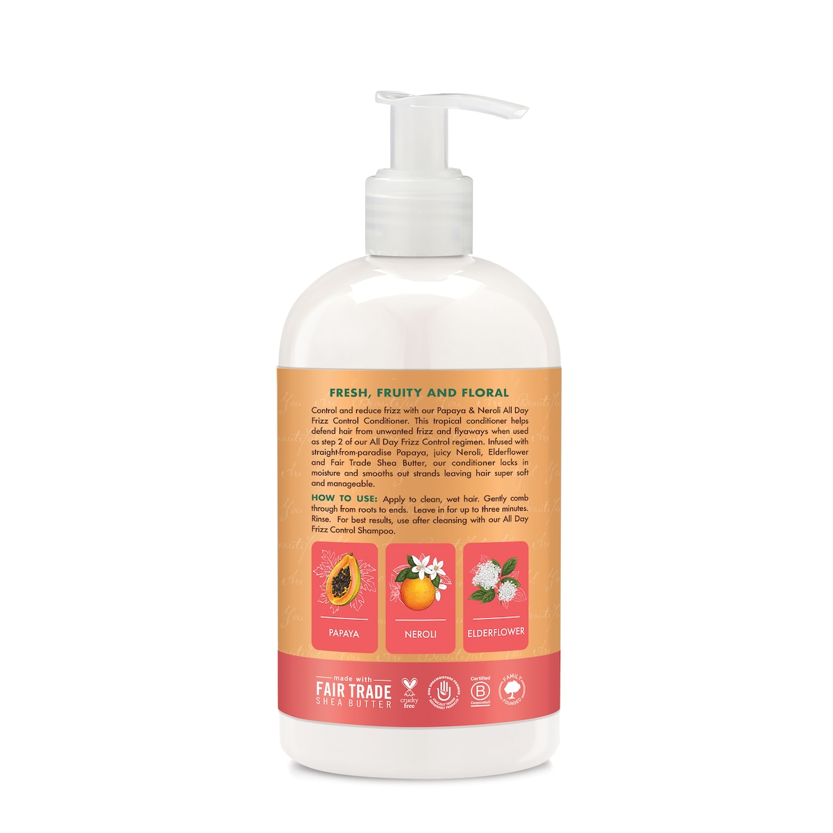 Shea Moisture Papaya & Neroli All Day Frizz Control Shampoo 384ml