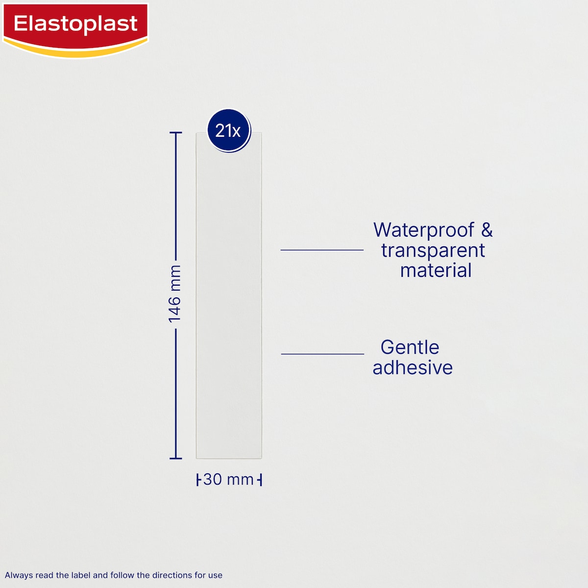 Elastoplast Scar Reducer XL 21 Patches