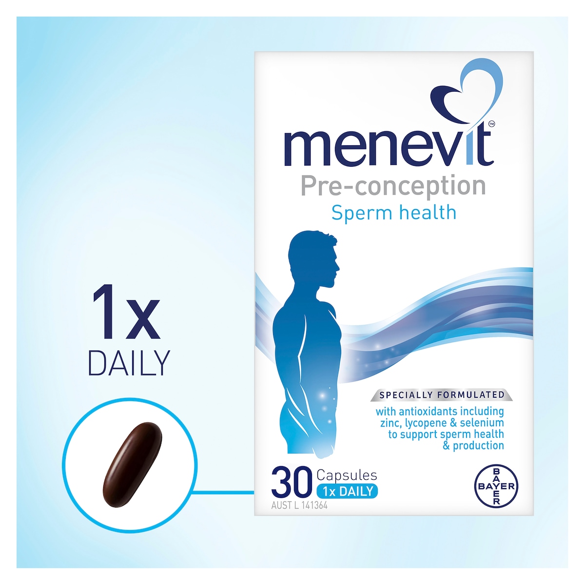 Menevit Pre Conception Sperm Health 30 Capsules