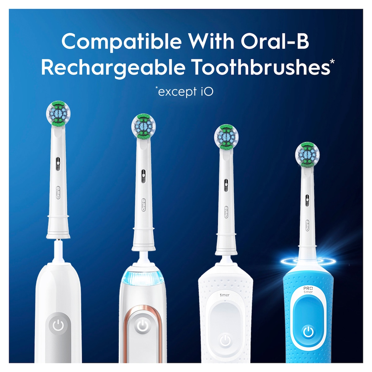 Oral B Precision Clean Replacement Toothbrush Heads 2 Pack