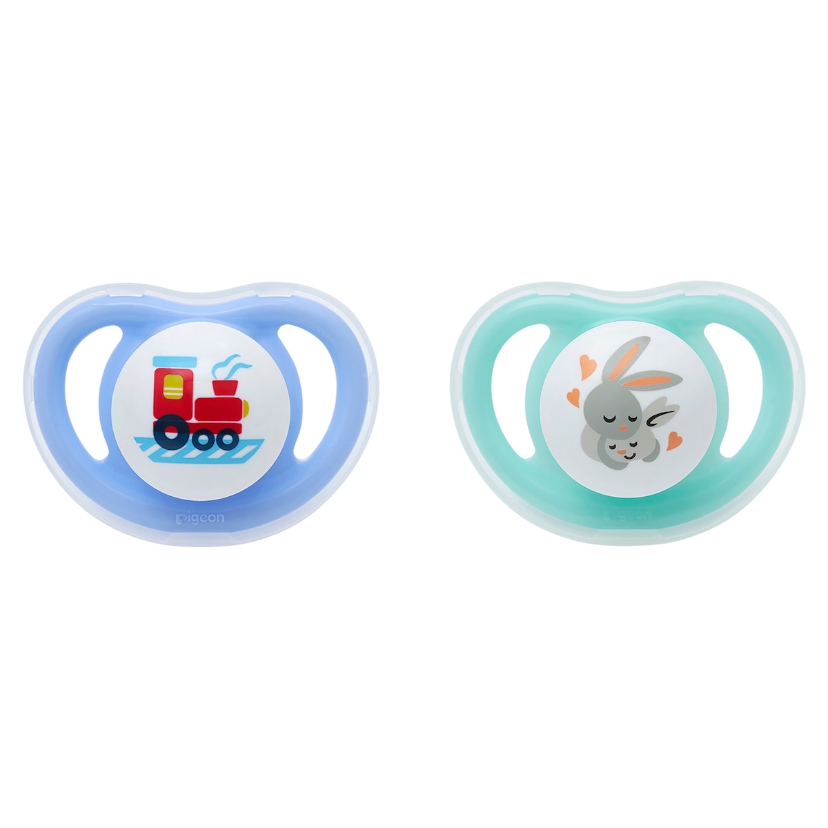 Pigeon Mini Light Pacifier Small (0+ Months) 2 Pack Assorted Colours