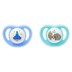 Pigeon Mini Light Pacifier Medium (6+ Months) 2 Pack Assorted Colours