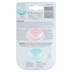 Pigeon Mini Light Pacifier Large (12+ Months) 2 Pack Assorted Colours