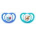 Pigeon Mini Light Pacifier Large (12+ Months) 2 Pack Assorted Colours