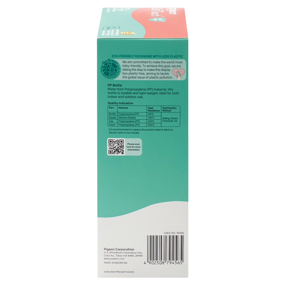 Pigeon SofTouch III PP Baby Bottle 2 x 240ml