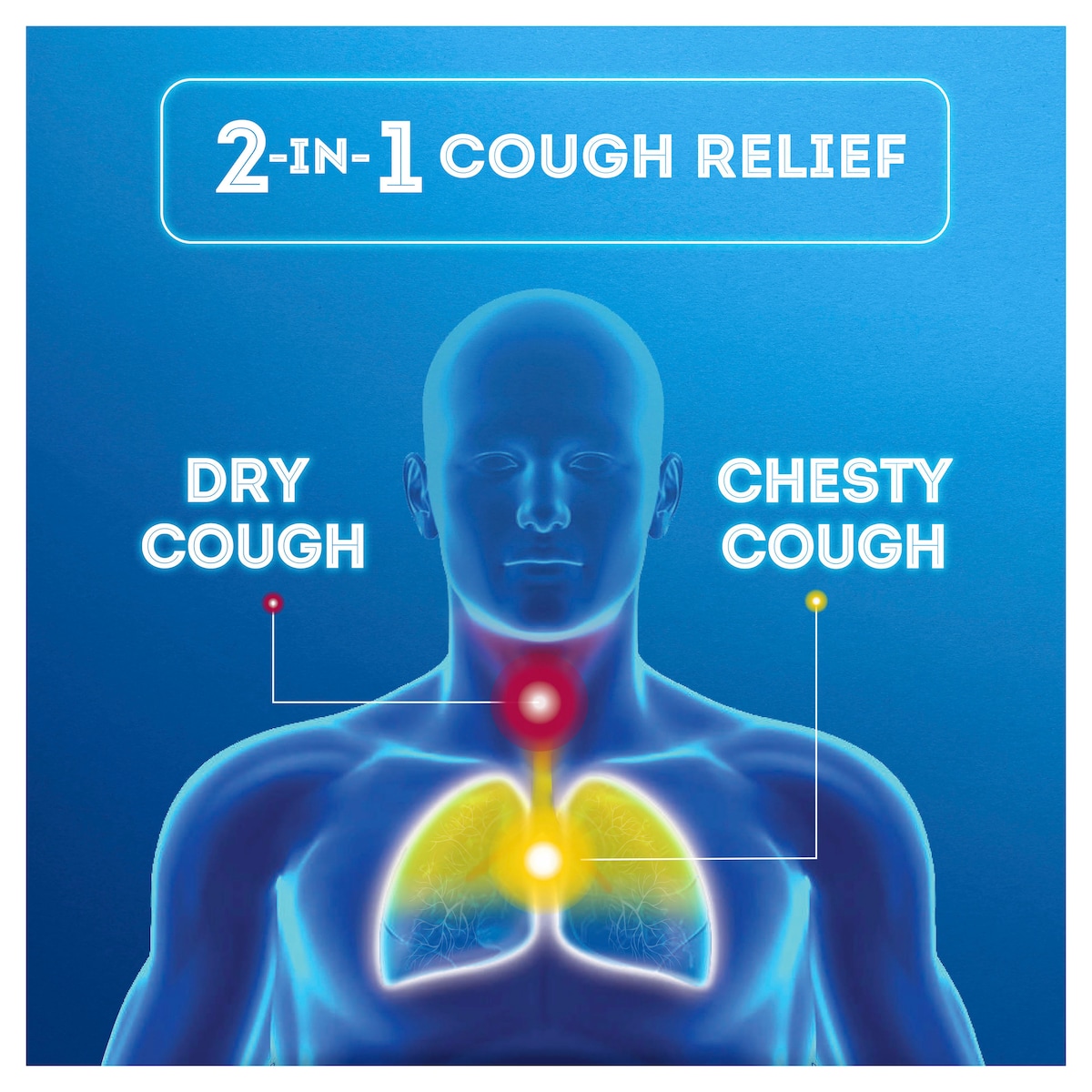 Vicks 2in1 Dry & Chesty Cough Liquid 200ml