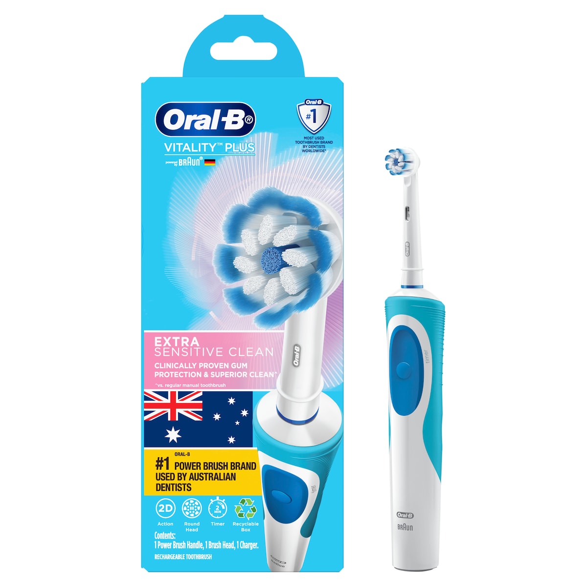 Oral B Vitality Sensitive Clean Electric Toothbrush