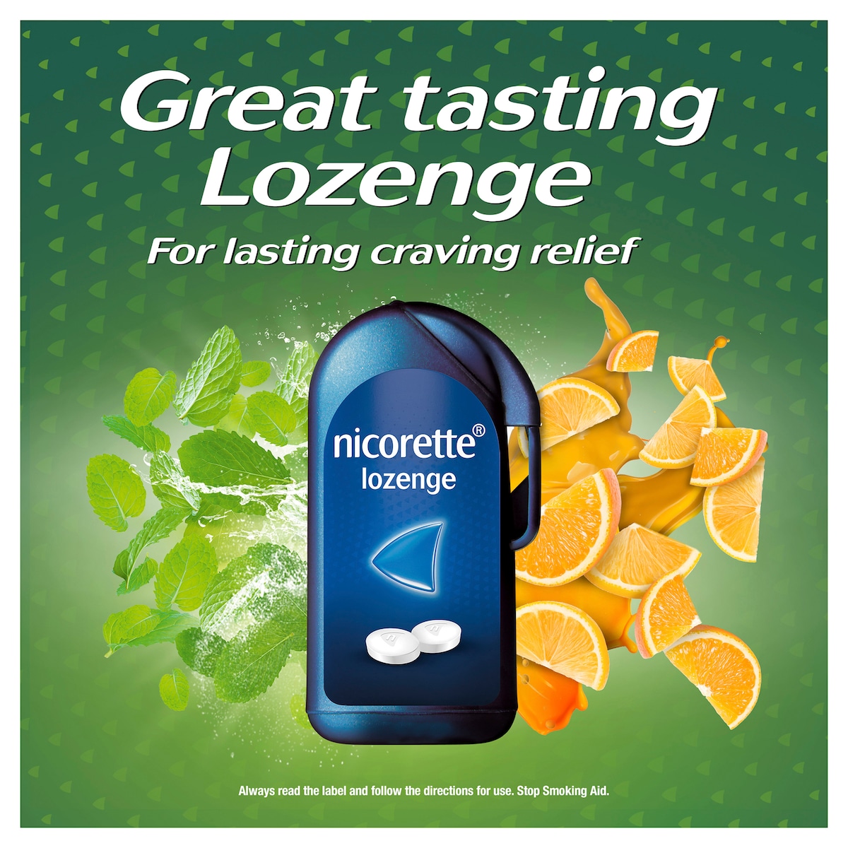 Nicorette Cooldrops Quit Smoking Nicotine Lozenges Icy Mint 4mg 80 Pack