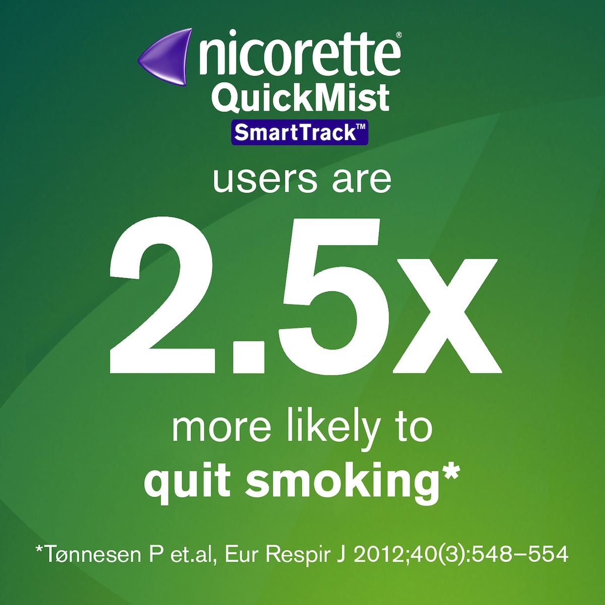 Nicorette Quit Smoking QuickMist Nicotine Mouthspray Fresh Mint 2 Pack