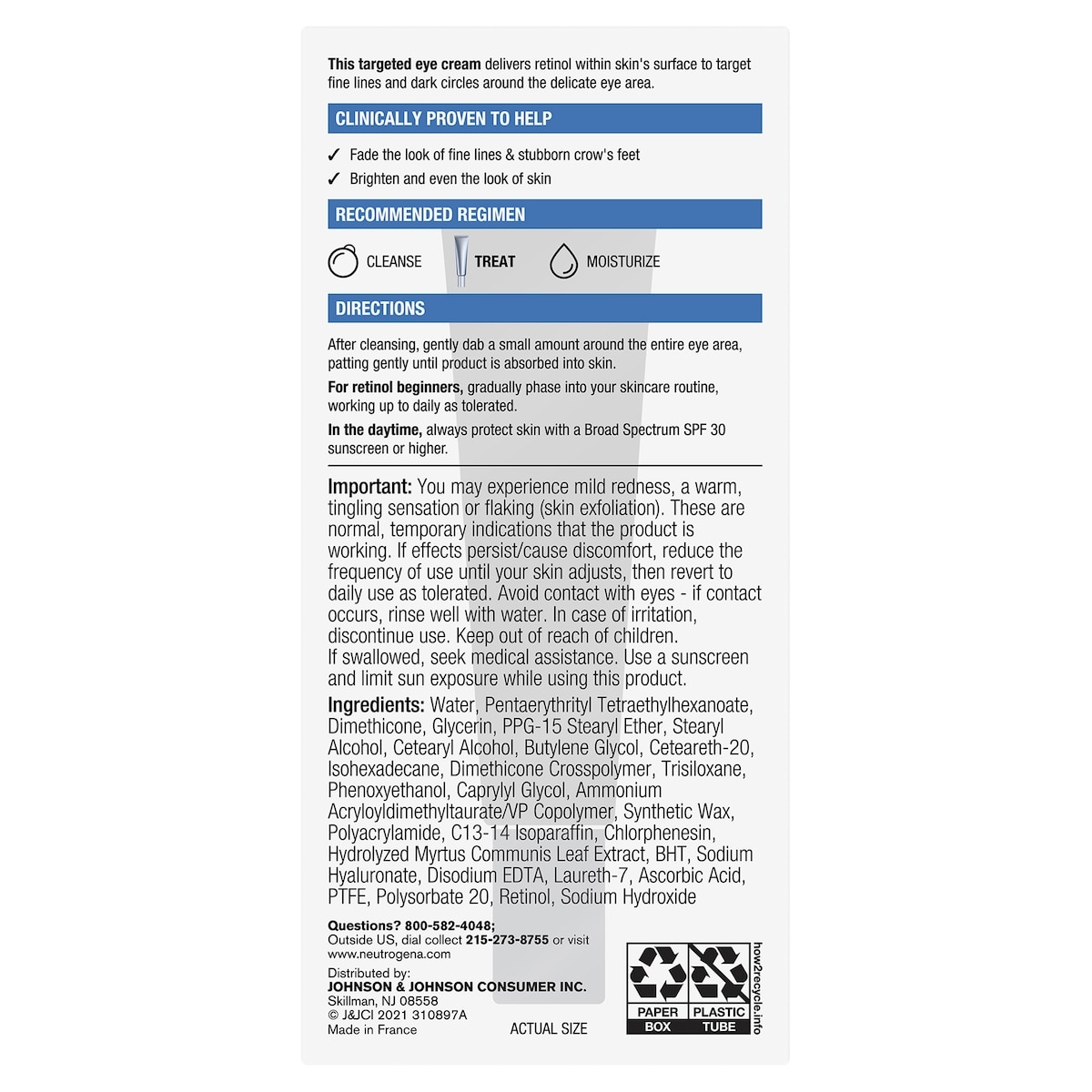 Neutrogena Rapid Wrinkle Repair Eye Cream 14ml