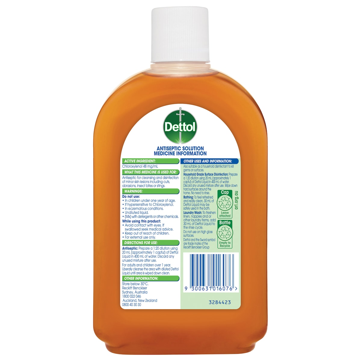 Dettol Antiseptic Disinfectant Liquid 500ml