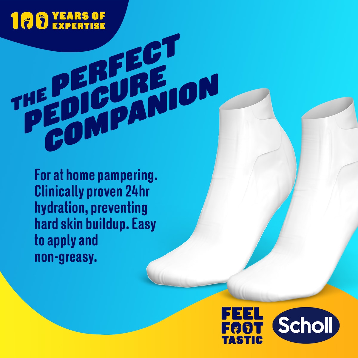 Scholl Expert Care Nourish Pedimask Aloe Vera 1 Pair