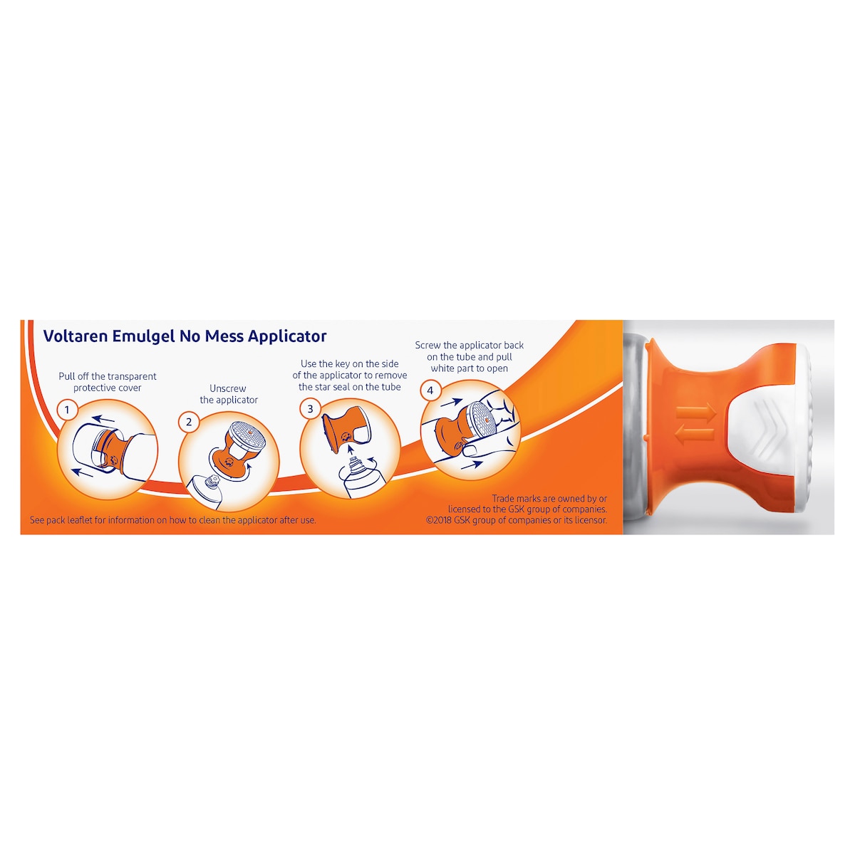 Voltaren Emulgel With No Mess Applicator 75g