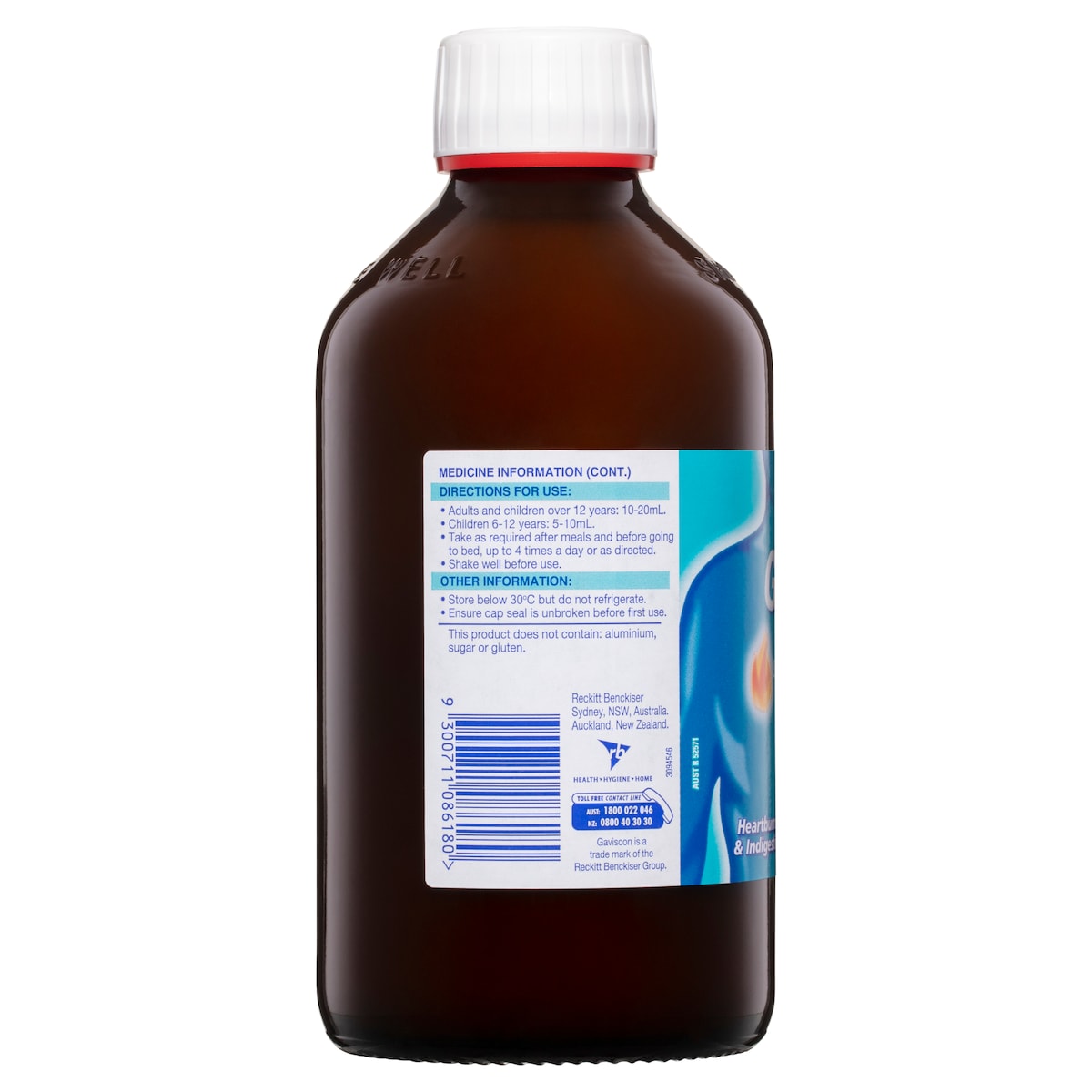 Gaviscon Peppermint Liquid 600ml